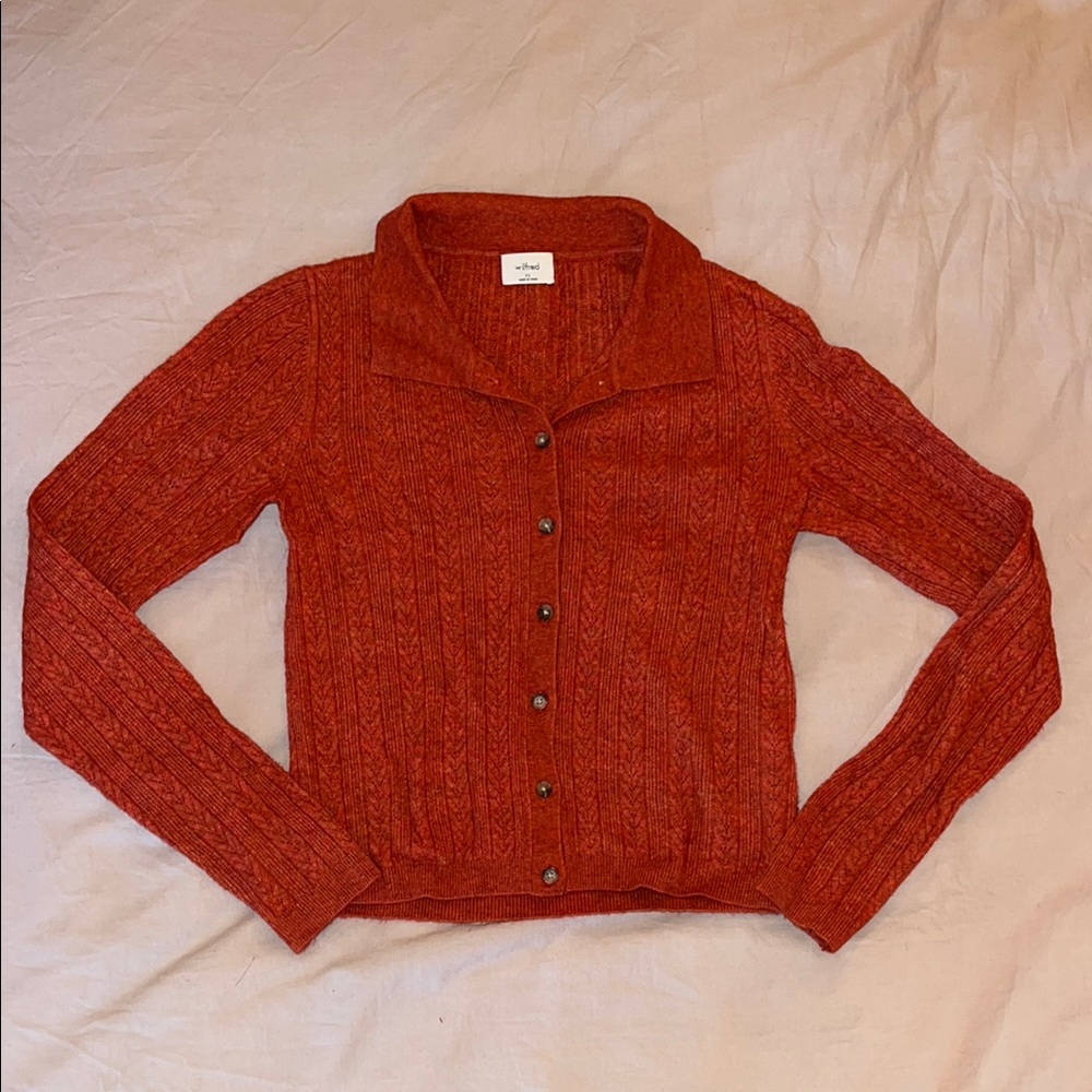Aritzia Wilfred Collared Cardigan